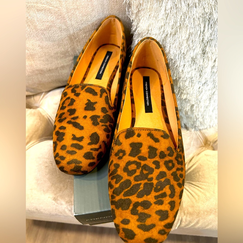 French Connection Leopard Loafer
